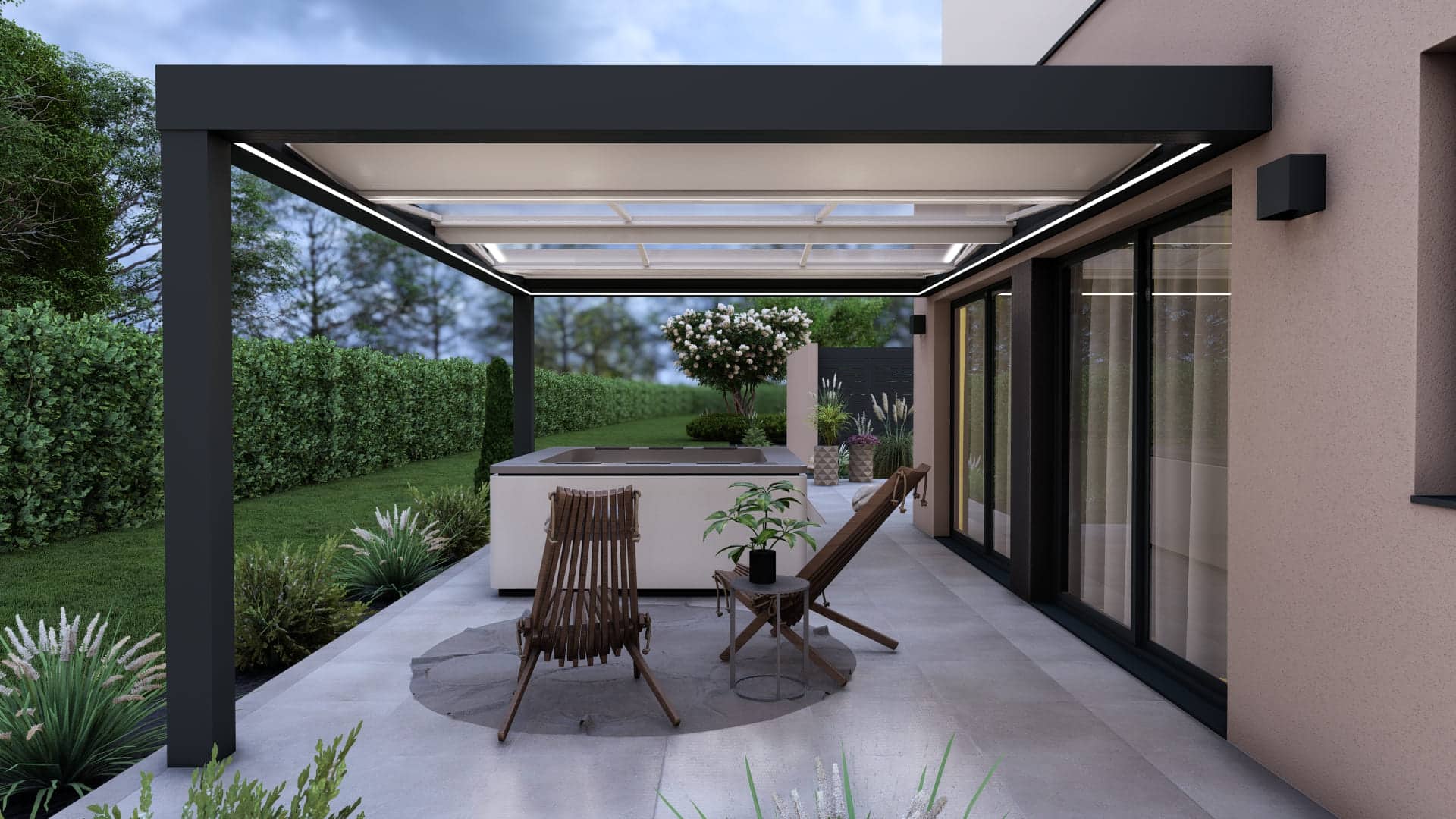 Abri de spa LA Pergola Concept Alu