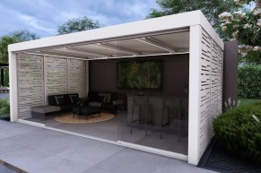 Pool House LA Pergola Concept Alu